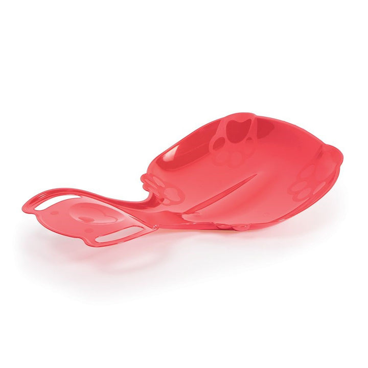 Rutschteller Schneerutscher Polar Bear 2 aus Kunststoff Schnee Porutscher rot