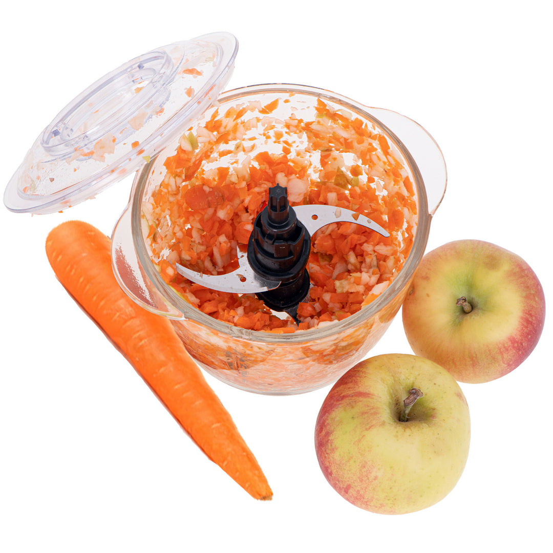 Zerkleinerer mit Glasschale Adler AD 4082 300W Klingen aus Edelstahl