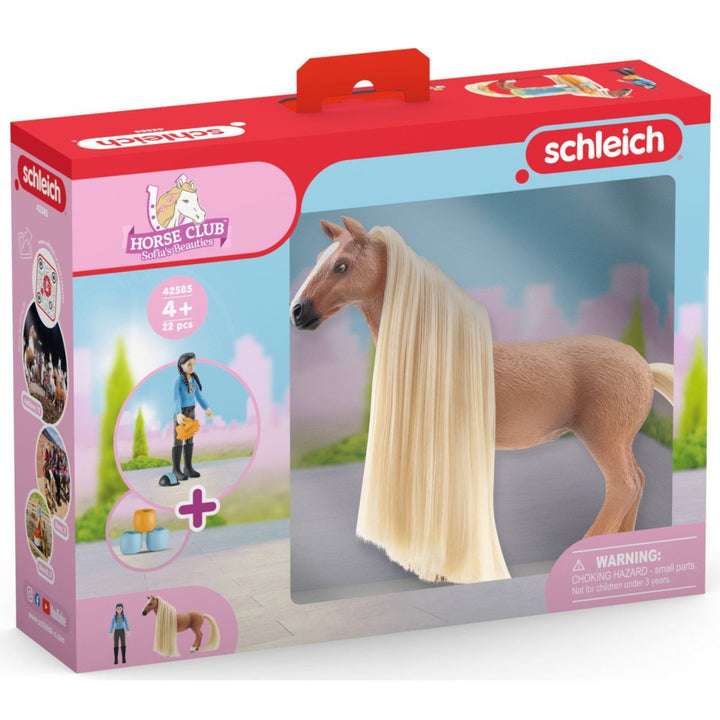 Schleich SLH42585 Styling Pferd Kim und Caramelo Spielfigur Spielzeug Set