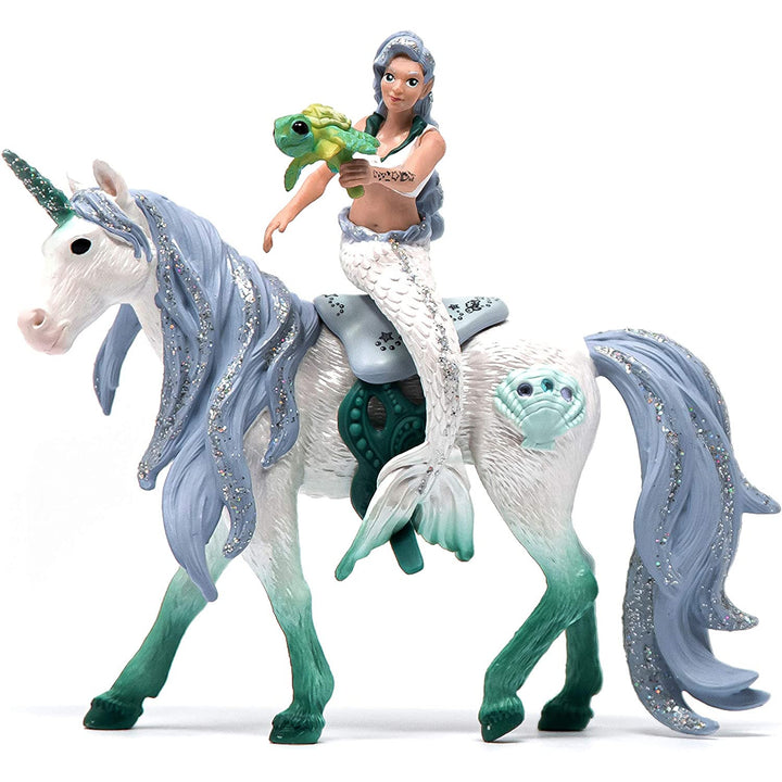 Schleich Bayala Meerjungfrau-Set auf einem Meer-Einhorn 42509