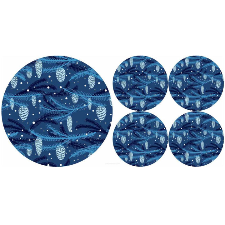 Rundes Filz-Tischset 1 + 4 - CONE