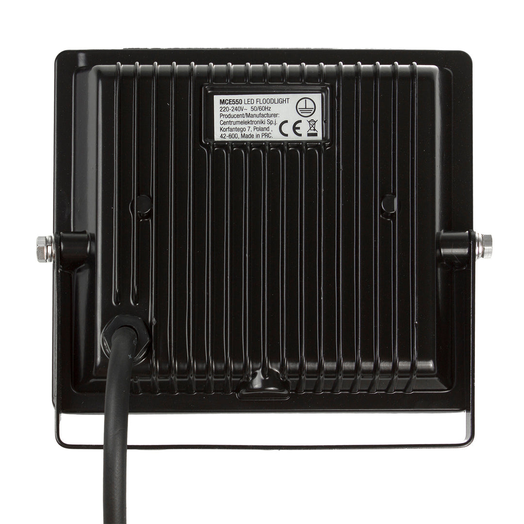 LED Flutlicht Strahler LED (Neutralweiß 4000K, 50W) +Bodentänder