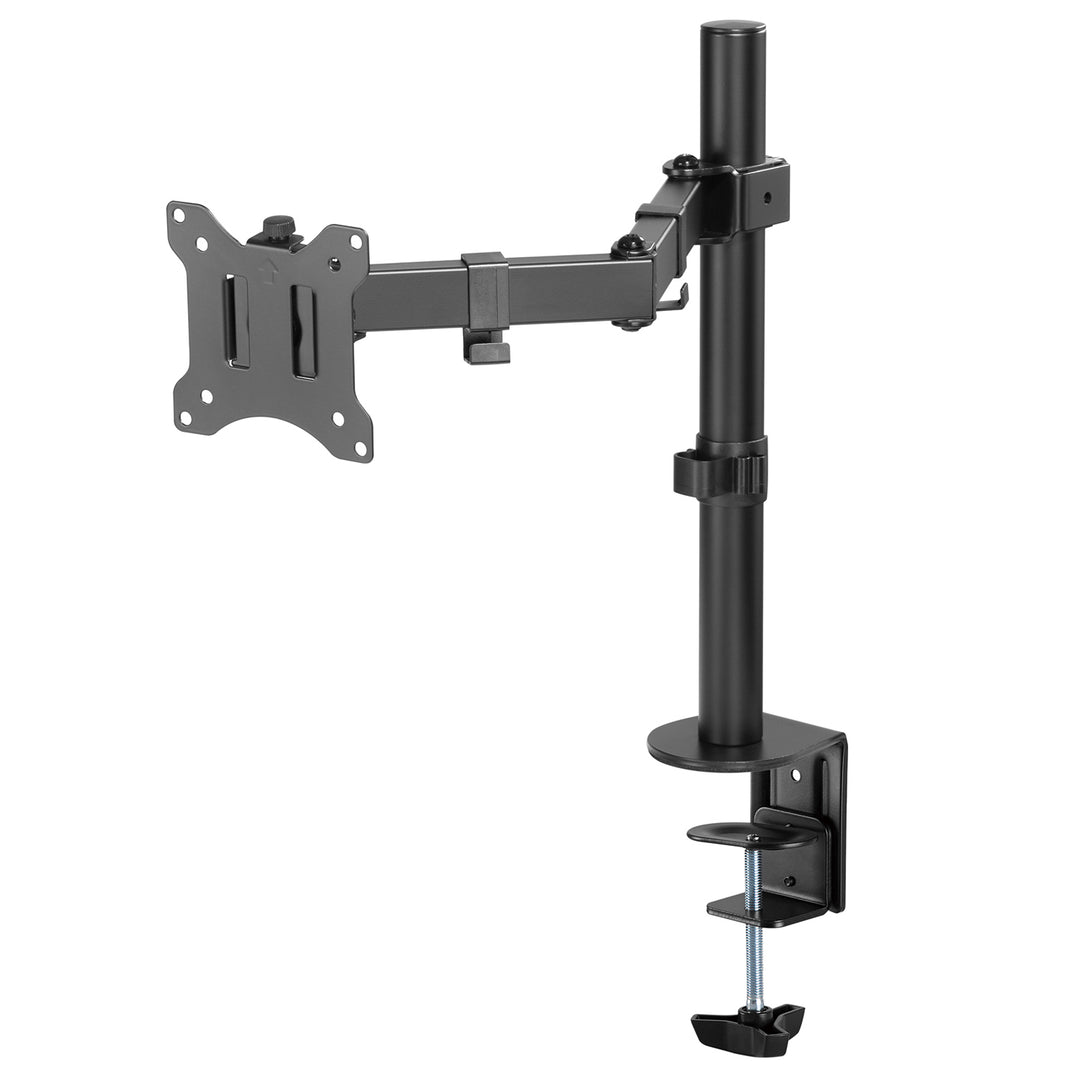 Maclean MC-883+MC-764 Laptop Halterung Kompatibiel mit Laptops/Notebooks von 23 bis 42 cm Tischhalterung Schwenkbar Neigbar Höhenverstellbar Doppelarm Maximale Belastung: 4,5 kg