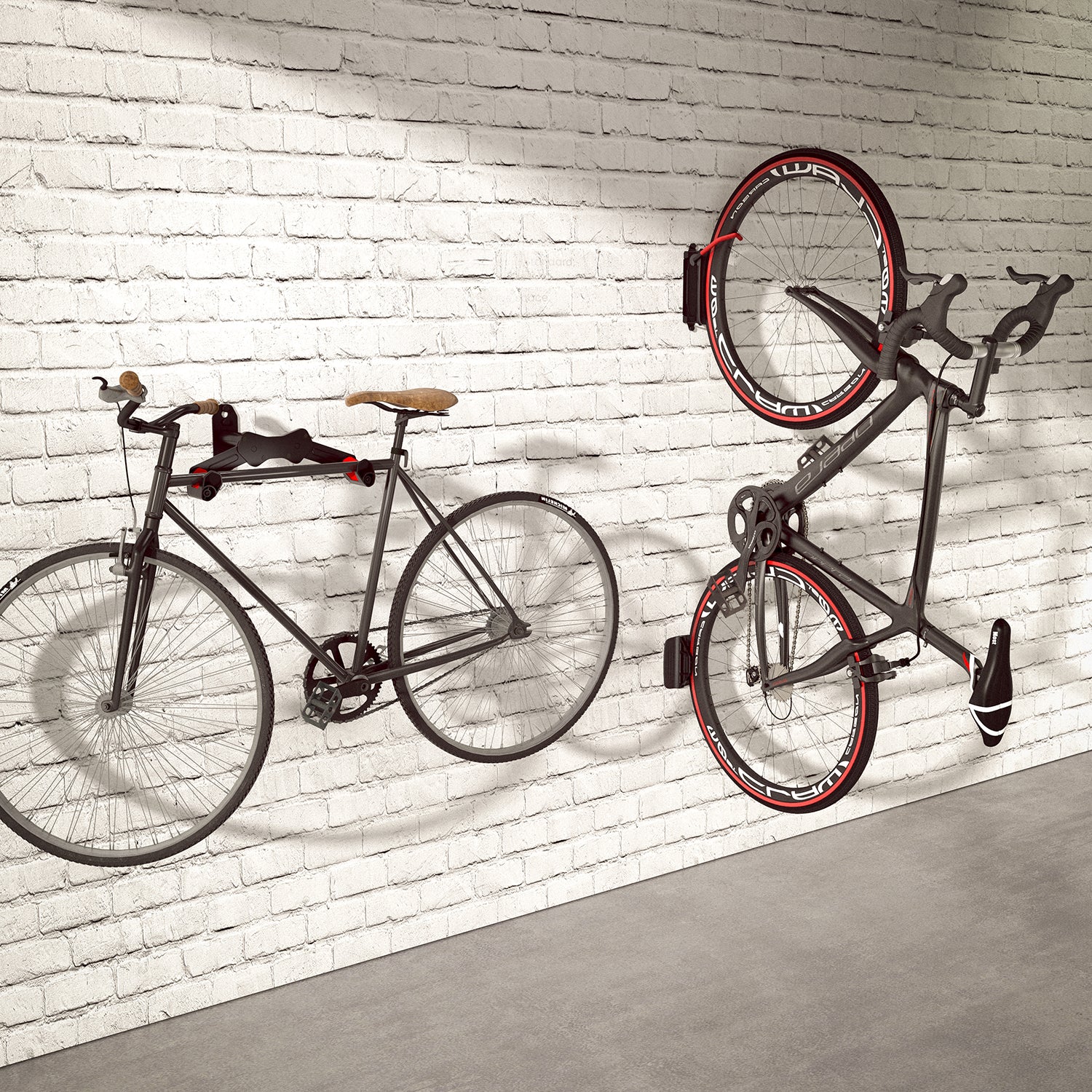 wandhalterung 2 fahrräder Maclean MC-457 Fahrrad-Wandhalterung Wandfahrradträger mit 2 Haken Hor – Euroelectronics DE