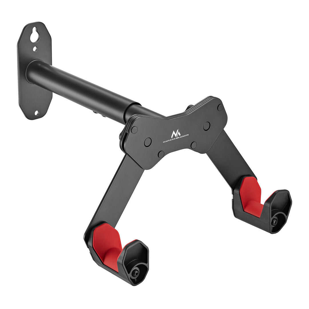 fahrrad wandhalterung horizontal Maclean MC-457 Fahrrad-Wandhalterung Wandfahrradträger mit 2 Haken Hor – Euroelectronics DE