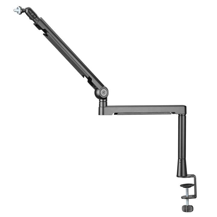 Professioneller Mikrofonständer mit integriertem Kabelmanagement Einstellbarer Mikrofonarm 3/8"- 5/8" Mikrofonschwenkarm Tischbefestiung max. 2kg