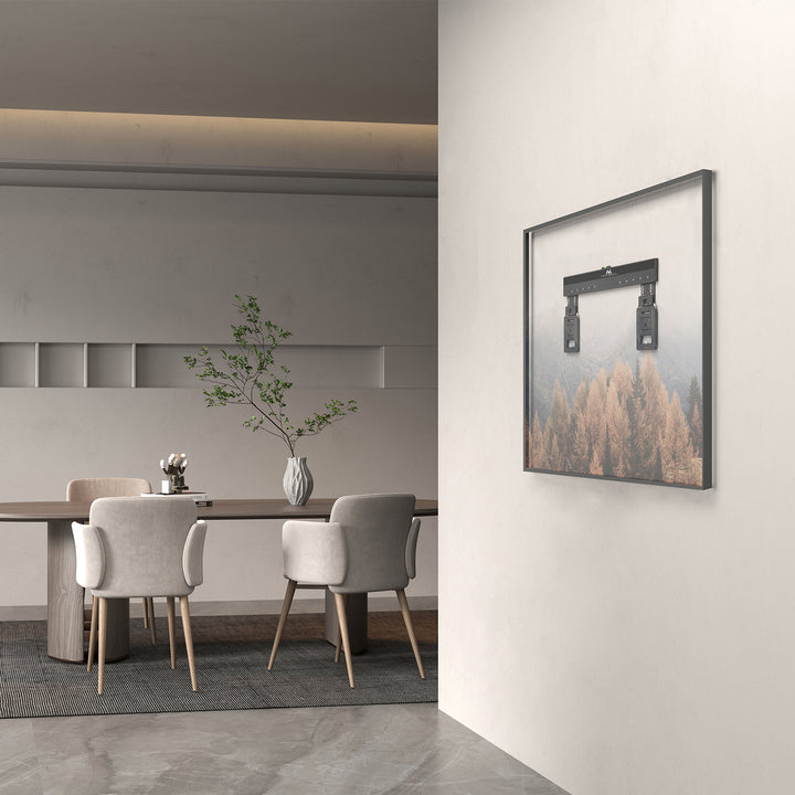 Ultraflache Wandhalterung für 37-80" Flach & Curved Fernseher bis zu 75kg Max. VESA 600x400 Universal TV Halterung