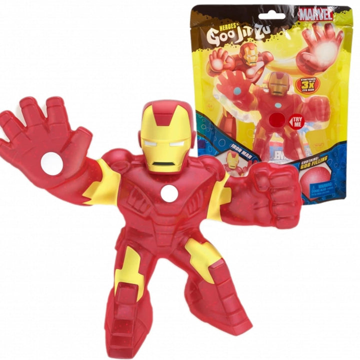 Heroes of Goo Jit Zu MARVEL Figur - IRON MAN, Höhe 13 cm
