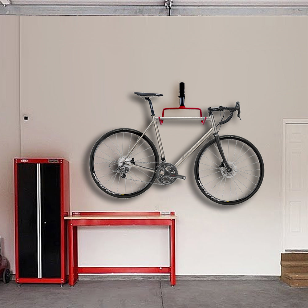 Maclean MC-430 Fahrrad-Wandhalterung, horizontal, Stahl, max. Belastun – Euroelectronics DE
