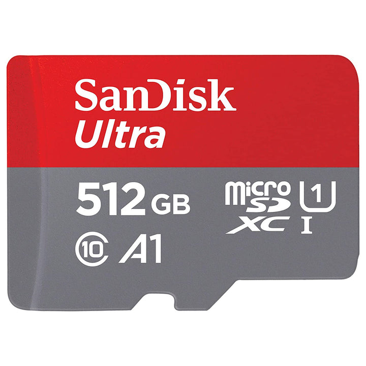 512GB Ultra microSDXC+ SD Adapter 120MB/s A1 Klasse 10 UHS-I