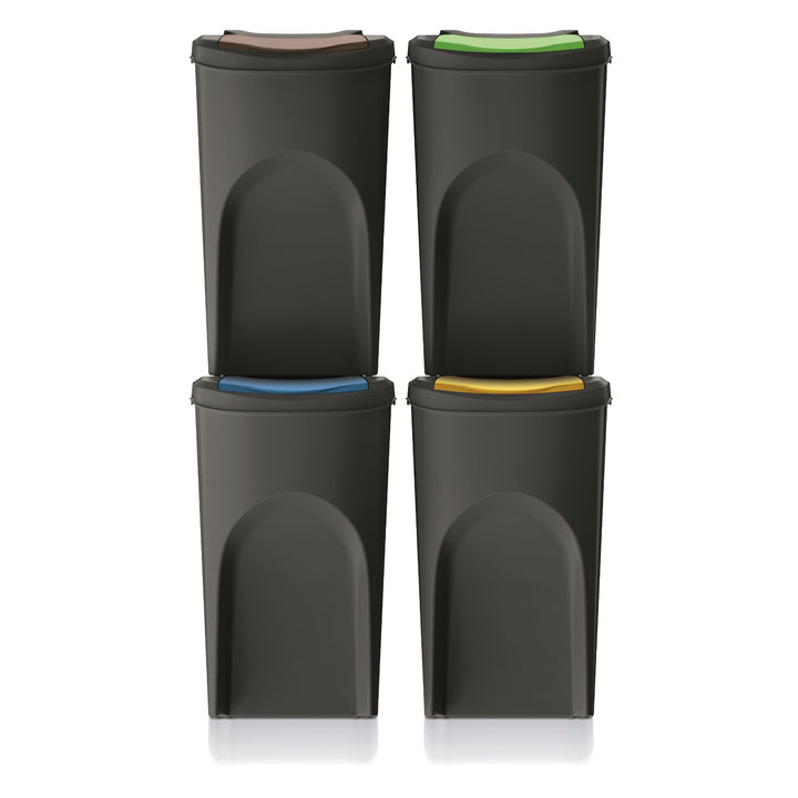 Keden IKWB35S4 Sortibox Abfallbehälter 4x35l Recycling Mülltrennung