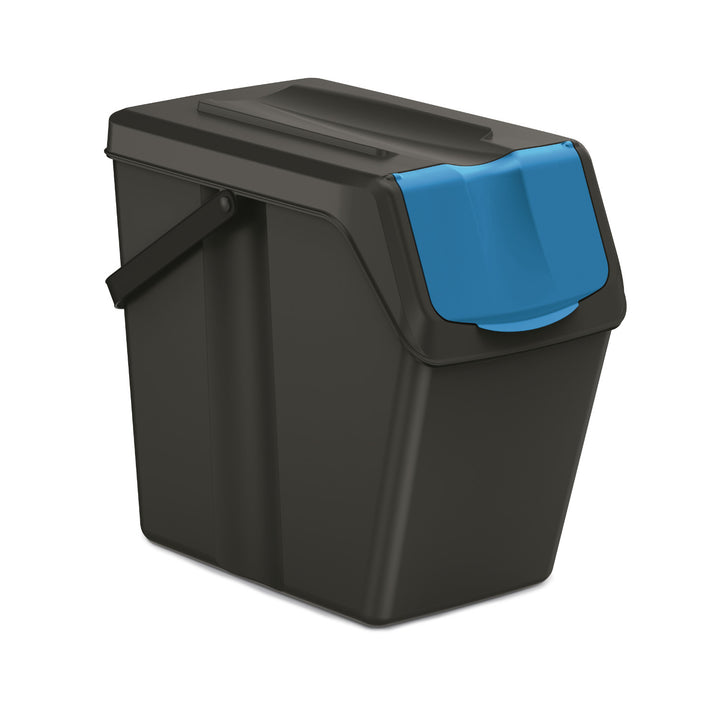 Keden SORTI BOX 3x25l Abfalleimer - schwarz Recycling
