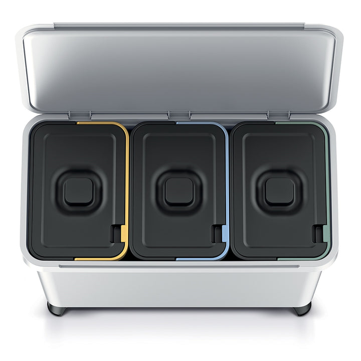 Keden SYSTEMA Abfallbehälter mit Trennbehältern 3x10 L