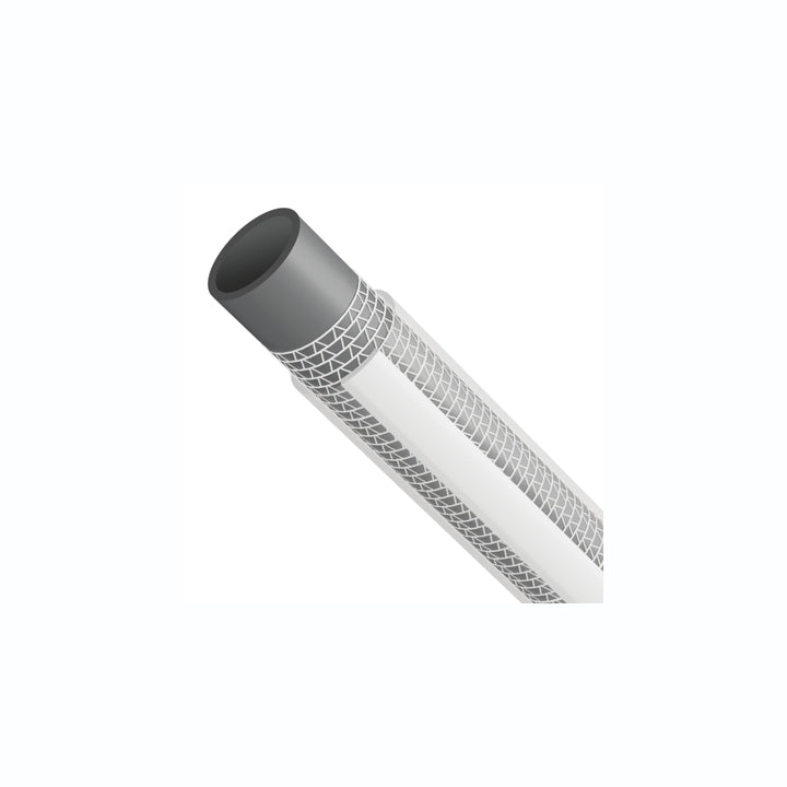Vartco Silver TFS 3-lagiger Gartenschlauch Wasserschlauch Flexibel Anti Twist Schlauch Gartenbewässerung Flexischlauch UV-beständig 25 Bar 1/2" 50m