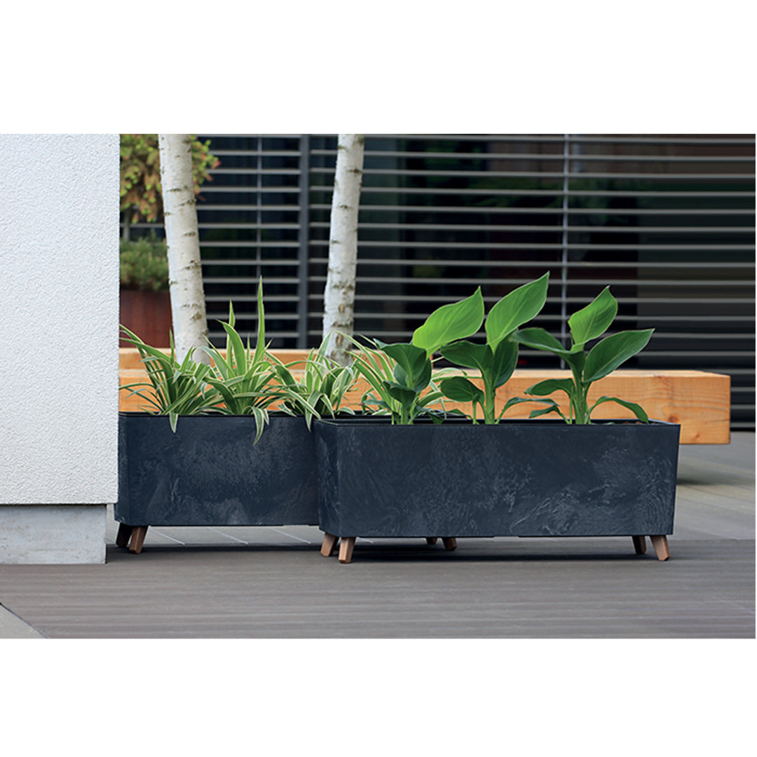 Prosperplast Urbi Case Beton Effect N Blumenkasten mit Beinen für Inne – Euroelectronics DE
