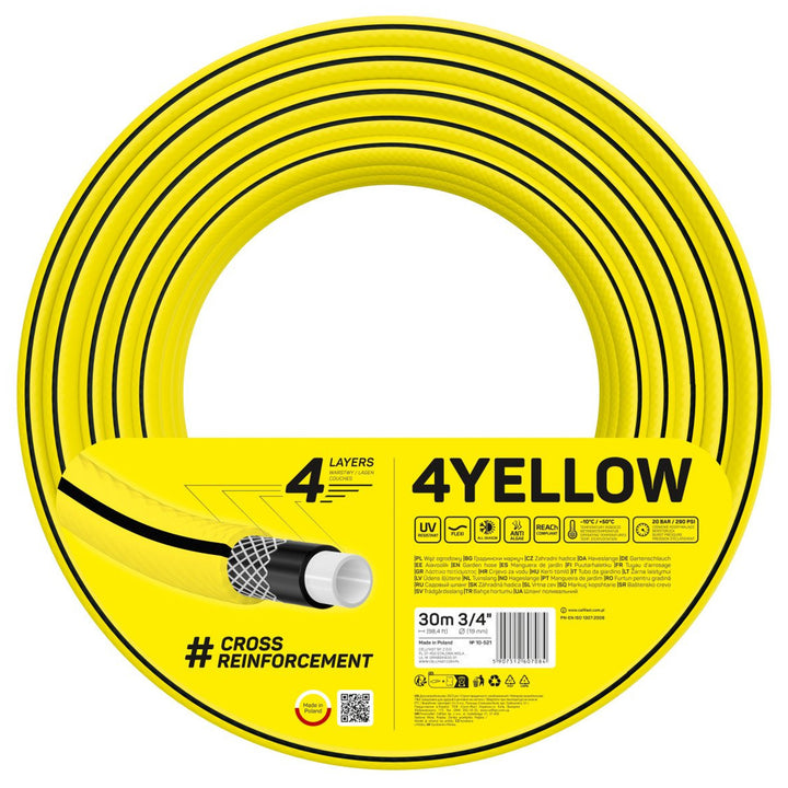 CELLFAST 4YELLOW Gartenschlauch 10-521 3/4" 30m 4-lagig