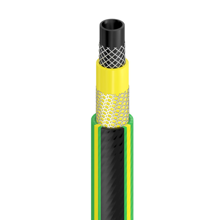 Cellfast Green ATS2™ 5-lagiger Gartenschlauch Doppelgeflecht mit Kreuz- und Trikotgewebe UV-Strahlen- und Algenablagerungbeständig (3/4" 20 m)
