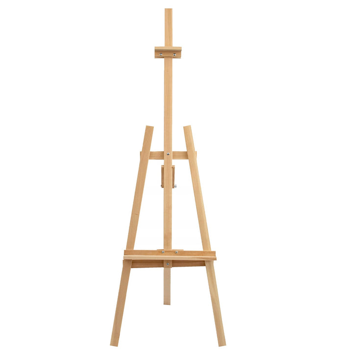 Smol Drew Malstaffelei aus Buchenholz 150cm Dreibein Staffelei für Erwachsene, Kinder und Professionelle Künstler Klappbar Neigbar Ausstellungsstaffelei