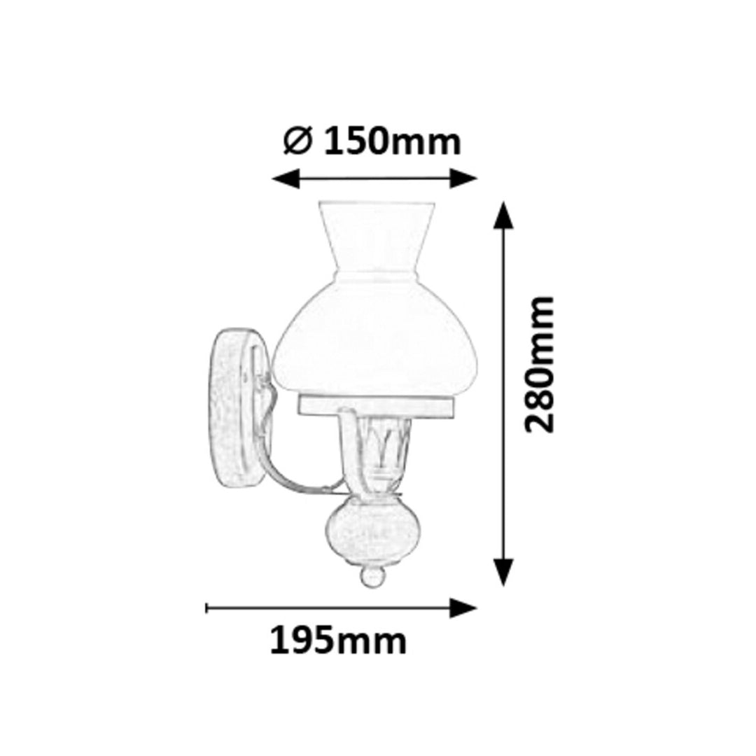 RABALUX PETRONEL 7077 Wandleuchte für Wohnzimmer Esszimmer Schlafzimmer