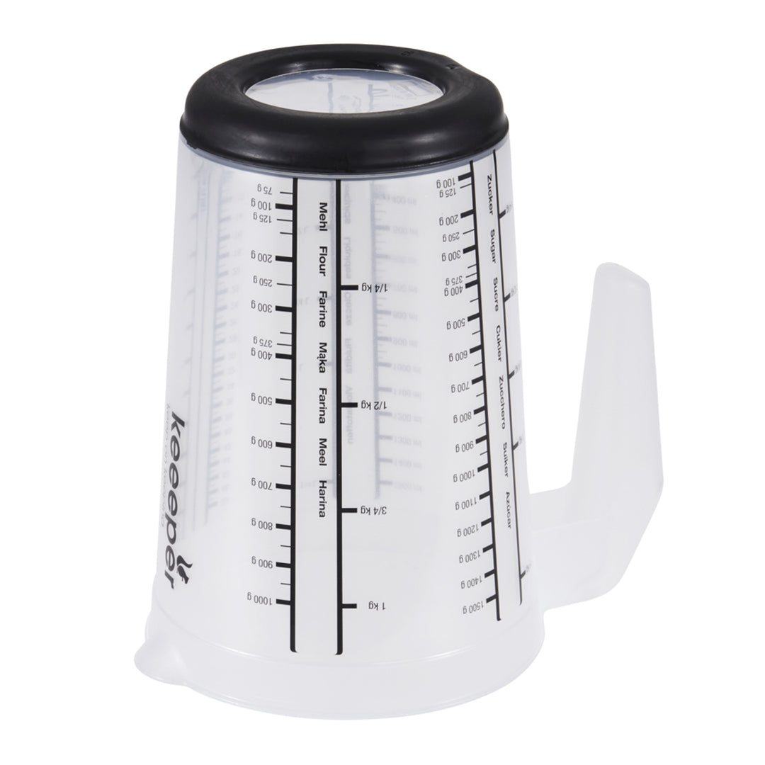 Keeeper Masimmo Messbecher 13,5 x 19 cm rutschfester Boden
