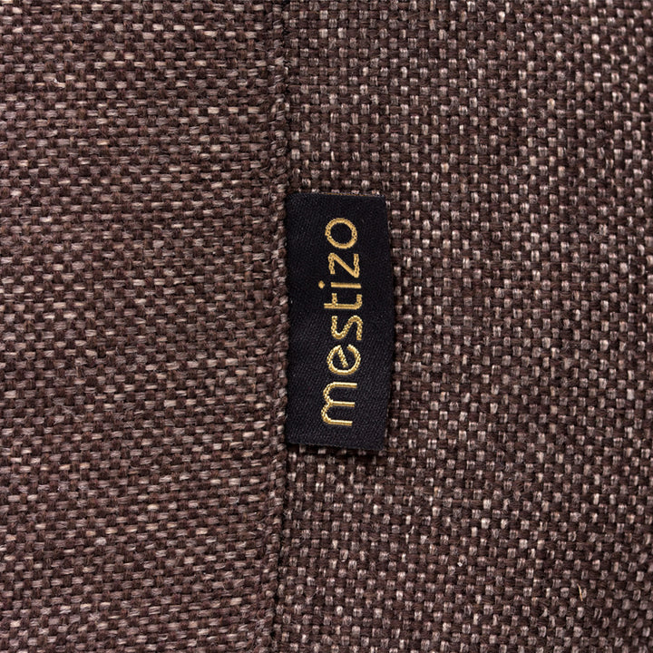 Mestizo Mallorca Comfort Haustierbett Hundekorb Tierbett Hundesofa aus Strapazierfähigem Polsterstoff (Außenmaße: 100x75cm / Innenmaße: 70x53cm, Beige/weiß)