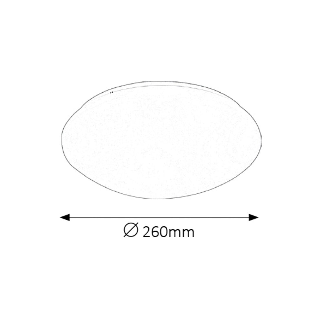 Rabalux Lucas LED runde Deckenleuchte weiß 12W 3434