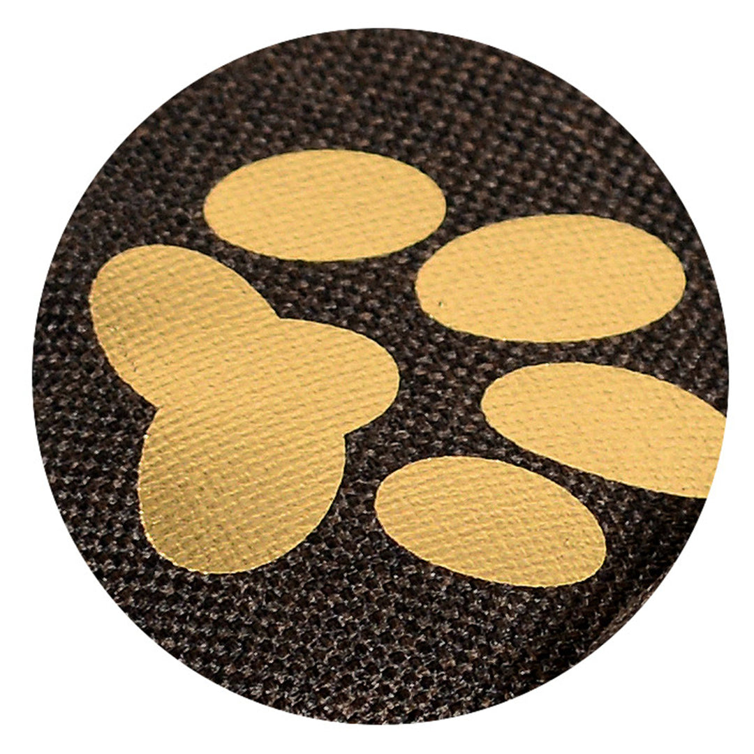 Prestige Hundebett Hundematte Haltbare wasserdichte Hundematratze mit einem Muster aus goldenen Knochen in Braun (120x80cm)