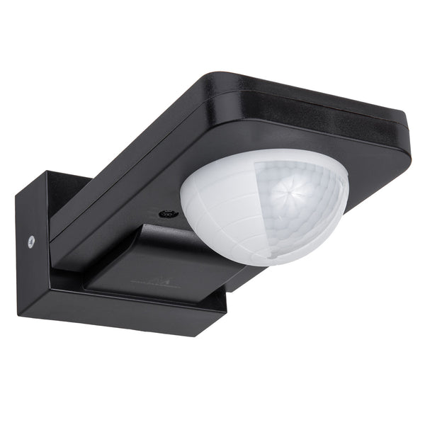 Maclean MCE243 B Infrarot-Bewegungssensor mit Dämmerungssensor 360° Grad Erfassungsbereich bis 20m Sensor IP65 max 2000W (Schwarz)
