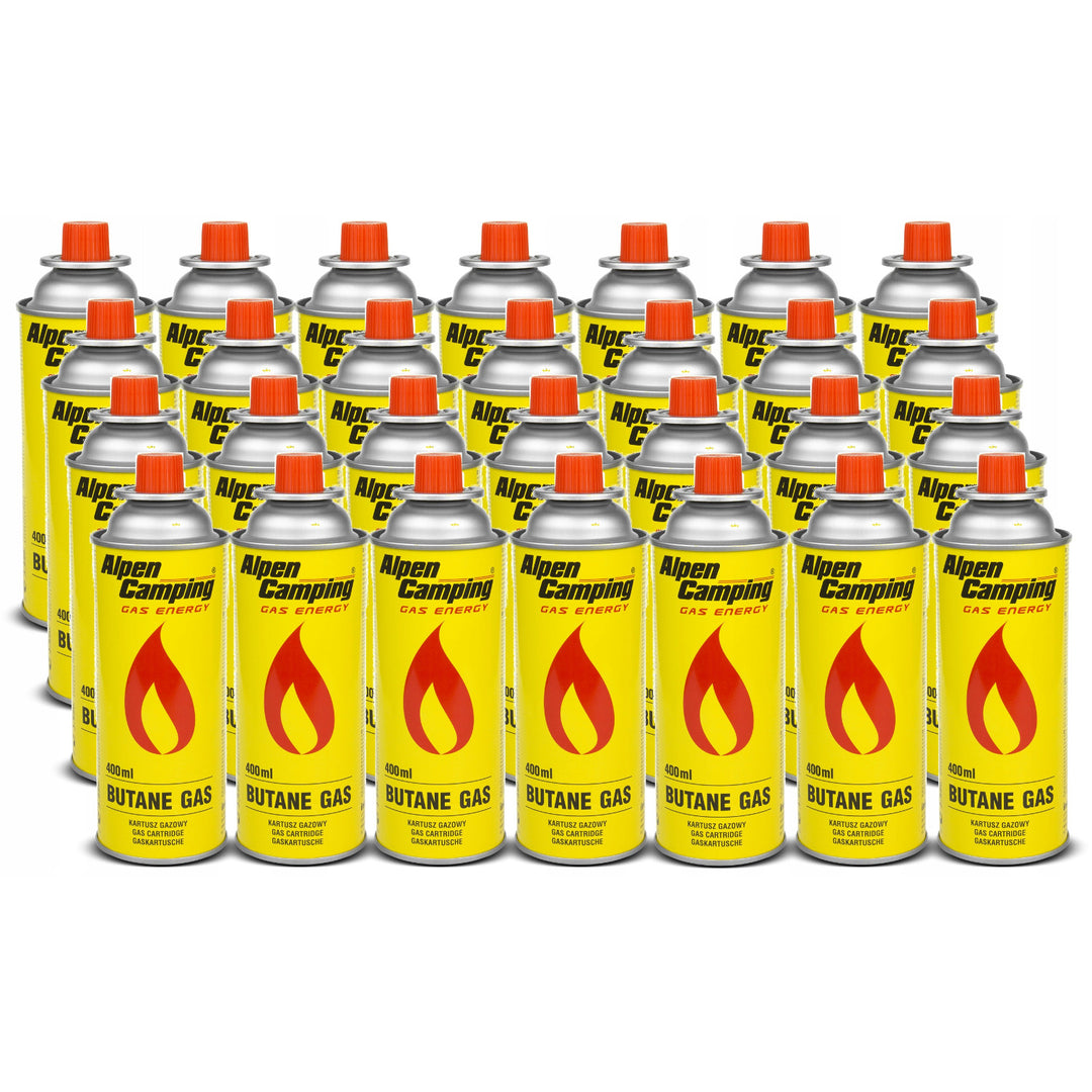 gasflasche für camping Alpen Camping 28x 400ml Gaskartusche Gasflasche für Gaskocher Campingk – Euroelectronics DE