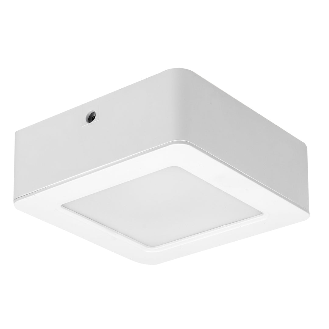 Maclean Aufputzadapter, für LED-Panel 9W, quadratisch, 120*120*38mm, MCE378 S