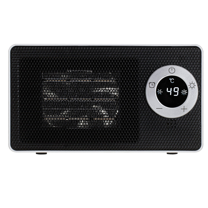 Adler Europe AD 7746 Heizlüfter aus Keramik mit LCD-Display, Timer 1-8 Stunden, Temperaturregulierung 10-49°C, Zwei Heizstufen: 700W, 1000W, Automatische