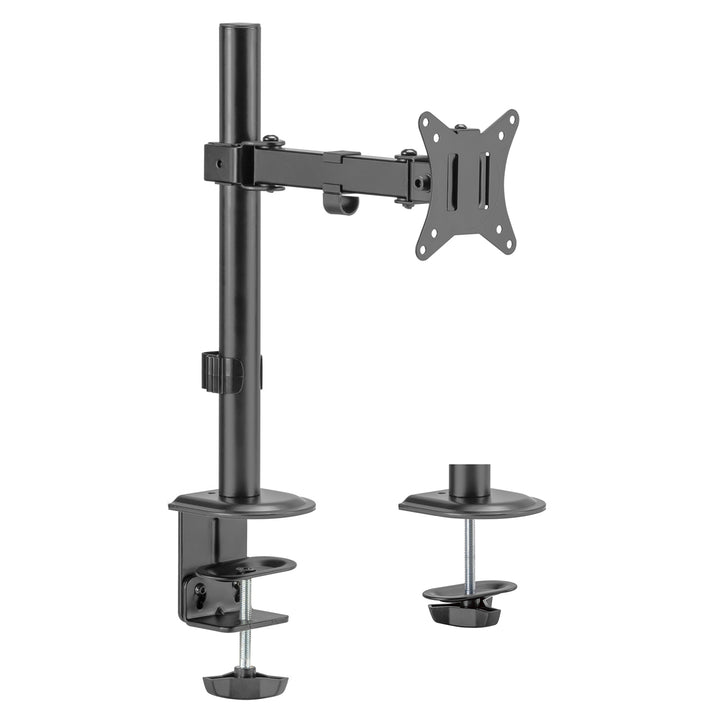 Monitorhalterung 17-32" Tischhalterung, Höhenverstellbar, Schwenkbar Neigbar Drehbar VESA 75x75 100x100, Monitorarm mit Gelenk Belastung bis 9kg