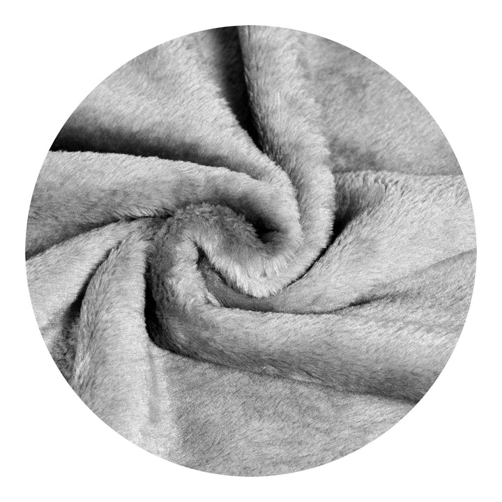Medicline Dicke Decke Antiallergischer Stoff, Gewicht: 570 g/m2 Glatte Decke aus hochwertigen Fasern (160 x 200 cm, Grau)