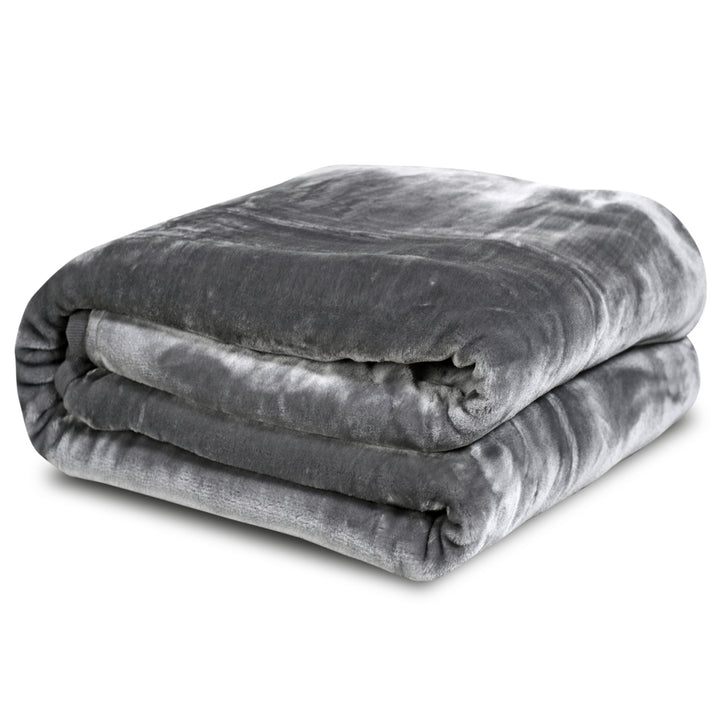 Medicline Dicke Decke Antiallergischer Stoff, Gewicht: 570 g/m2 Glatte Decke aus hochwertigen Fasern (160 x 200 cm, Grau)