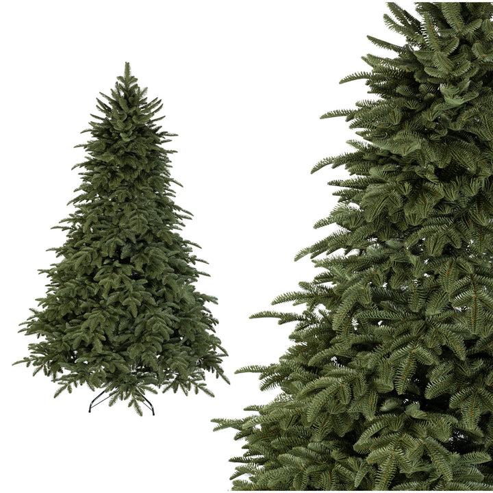 Künstlicher Weihnachtsbaum Snaptree Nordmanntanne Tanne, Zweige aus Hochwertigem Polyethylen (PE) - in DREI Längen (250cm)