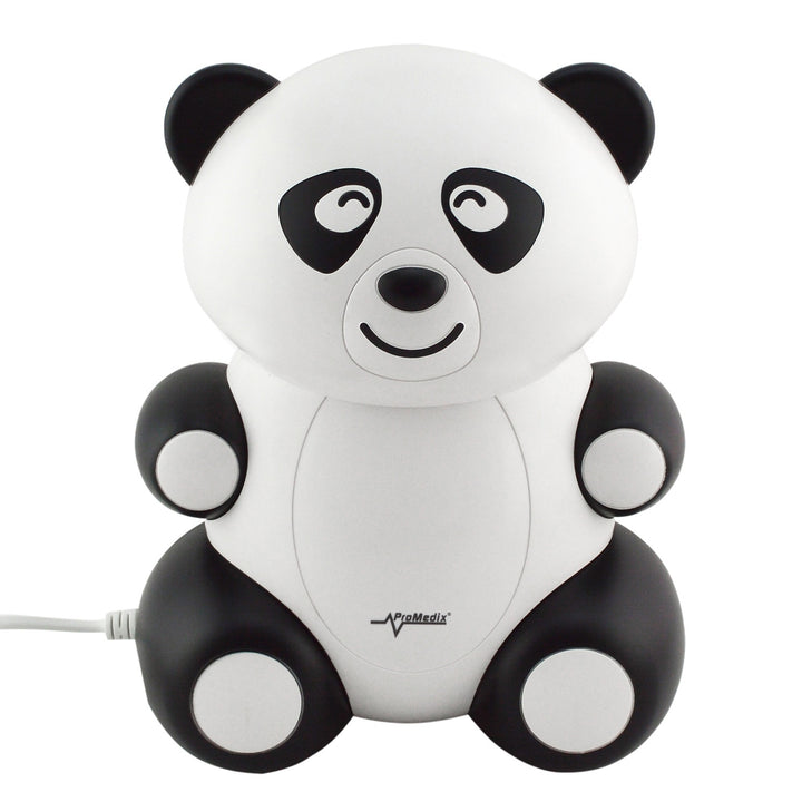 Promedix Reisebett, 125x65x74cm, grau, Rollen, Schutzhülle, PR-803 G + Panda Baby-Inhalator PR-812