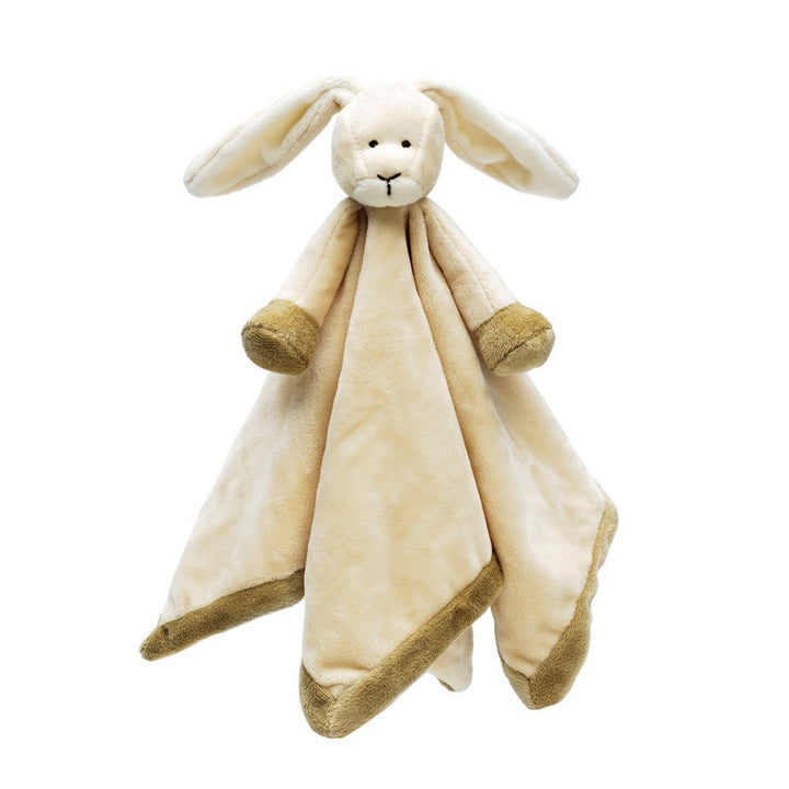 Diinglisar Schmusedecke, weicher Stoff, cremefarbener Hase, 35 cm, T-TED-01372 2