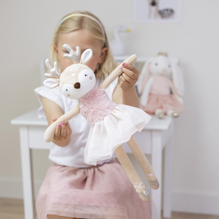 Plüschtier Teddykompaniet, Rentier Ruth, Ballerinas, 40 cm, T-TED-03110