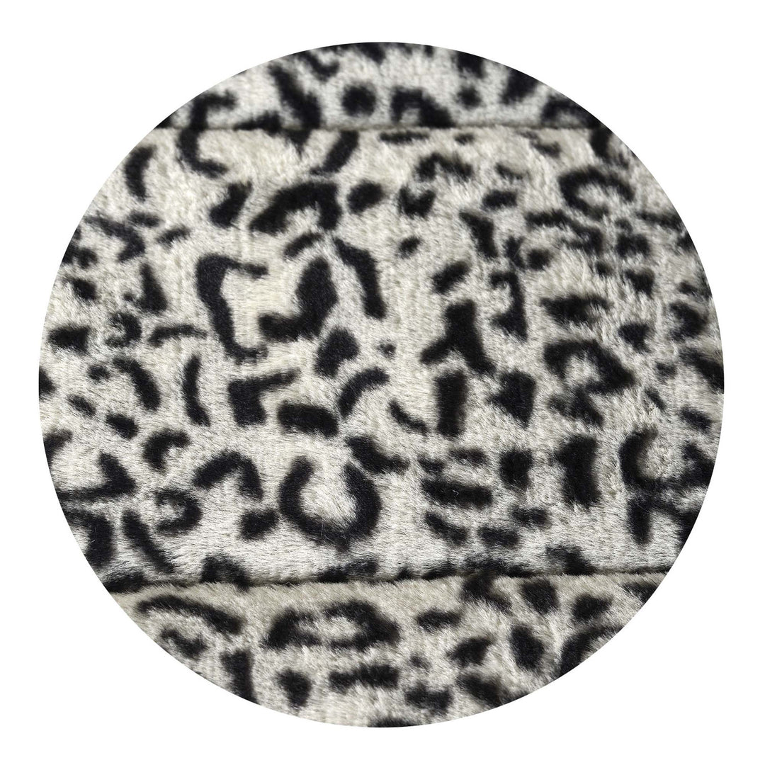 Plüschteppich, Kaninchenfell-Imitat, rutschfest, 120 x 160 cm, sibirisches Muster, DYWRAB120/160SYB