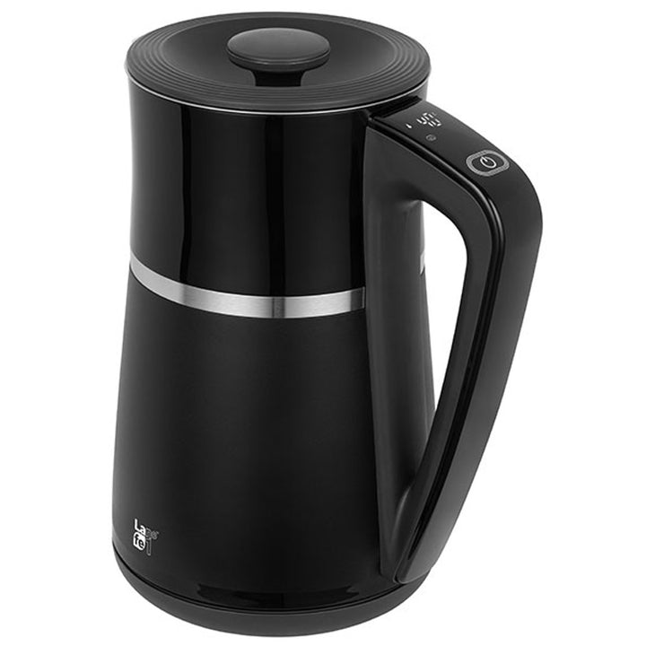 Schnurloser Wasserkocher mit Temperaturregelung und Doppelwänden LAFE 1.7L CEG020 schwarz