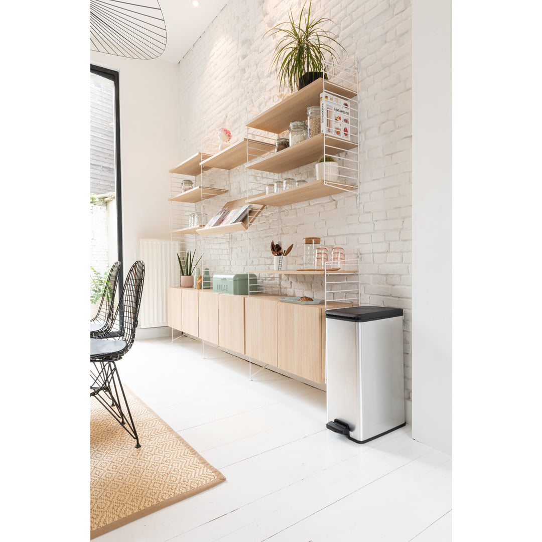 Curver Abfalleimer, mit Pedal, Inhalt 40l, Slim Bin