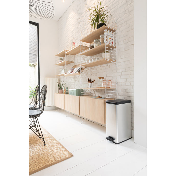 Curver Abfalleimer, mit Pedal, Inhalt 40l, Slim Bin