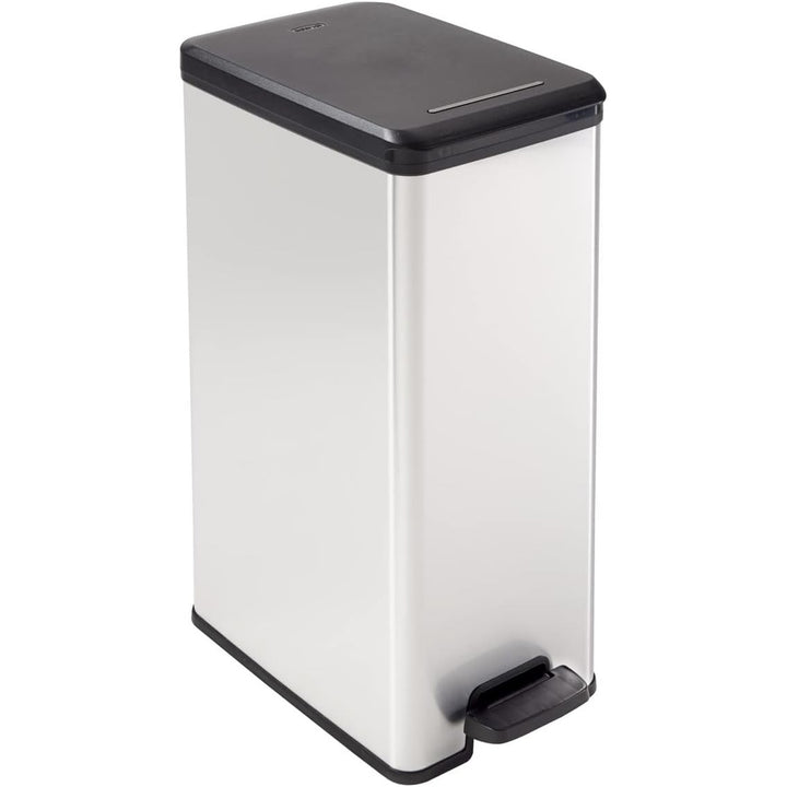 Curver Abfalleimer, mit Pedal, Inhalt 40l, Slim Bin