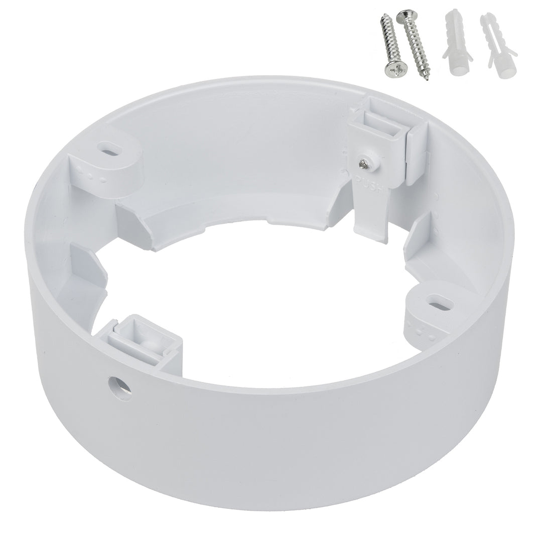 5x Maclean LED-Deckenpanel,  Aufputzrahmen SLIM, 9W, Neutralweiß 4000K, 120*26mm, 900lm, MCE371 R + Aufputzrahmen MCE376 R