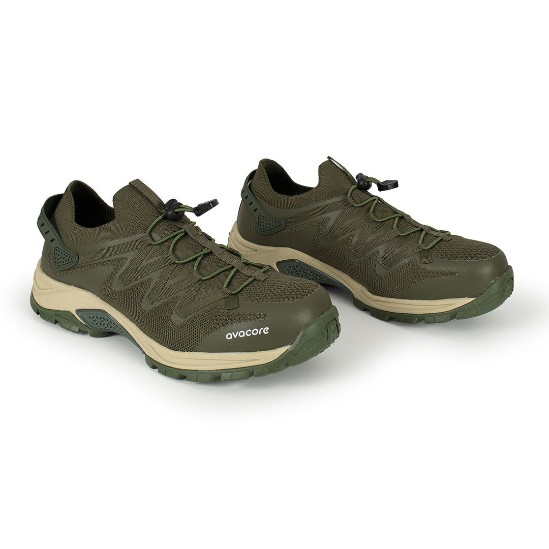 AVACORE Arbeitshalbstiefel, zum Hineinschlüpfen, khaki, MILTREKK Größe 43