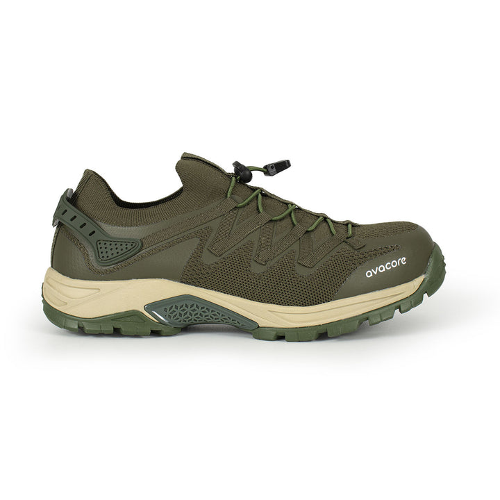 AVACORE Arbeitshalbstiefel, zum Hineinschlüpfen, khaki, MILTREKK Größe 43
