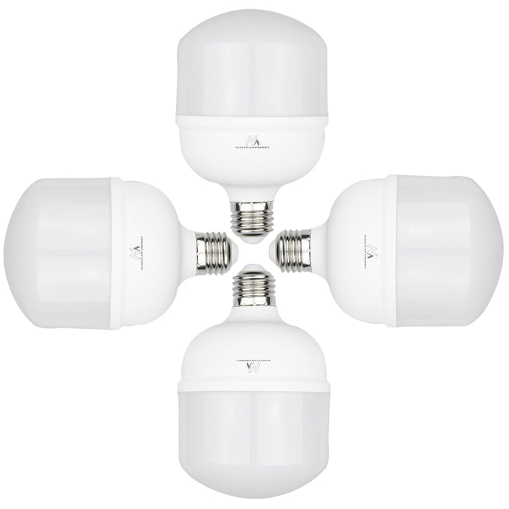 4x Maclean LED-Lampe, E27, 28W, 220-240V AC, Neutralweiß, 4000K, 2940lm, MCE302 NW