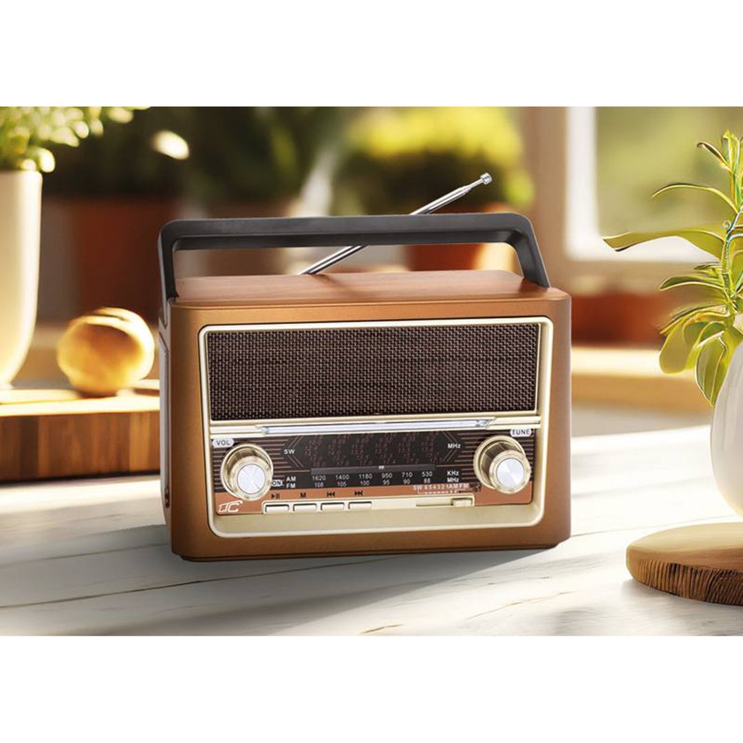 LTC Tragbares Radio, Bluetooth, FM/AM/SW, USB, LXLTC118UBT