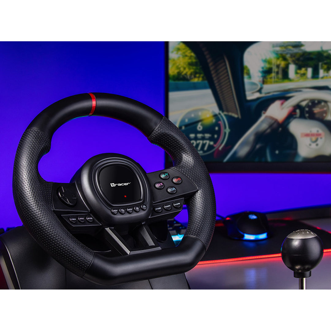 xbox 360 lenkrad mit pedalen Tracer Lenkrad, Gaming Rennlenkrad mit Pedalen und Schalthebel für PC – Euroelectronics DE